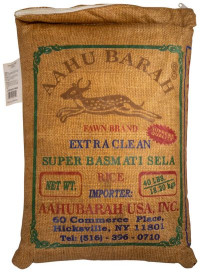 Aahu Barah Super Basmati Rice 40LB