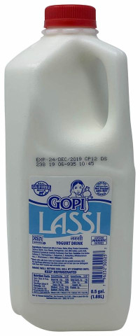 Gopi Lassi Yogurt Drink Half Gallon