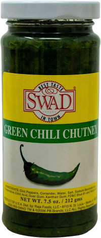 Swad Green Chili Chilli Chutney 212 GM